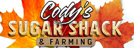 Cody's Sugar Shack & Farming logo